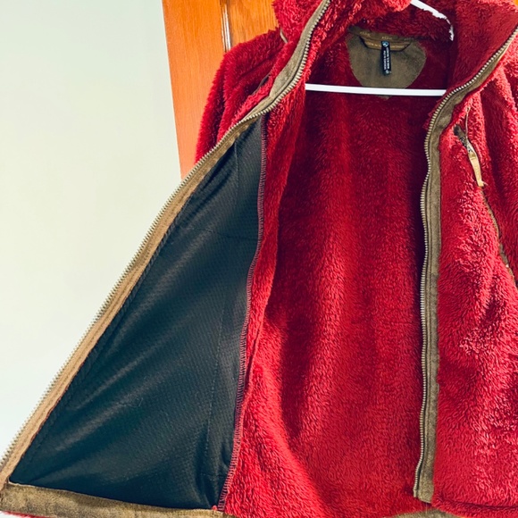 SOLD Kuhl Faux Fur Full Zip Flight Jacket Size Small - Picture 6 of 7